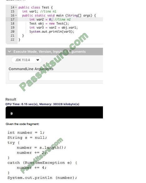 1z0-811 exam questions-q11