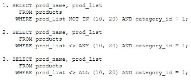 2025 Oracle 1Z0-071 exam questions 1-1